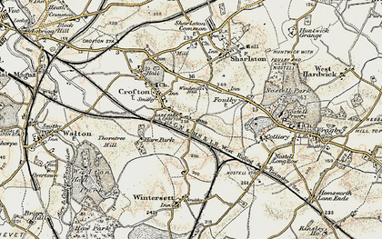Old map of Anglers Country Park in 1903