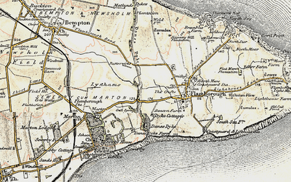 Old map of Crofts, The in 1903-1904