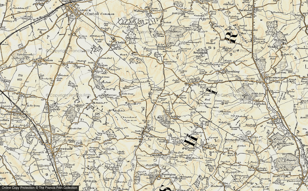 Old Map of Cromer, 1898-1899 in 1898-1899