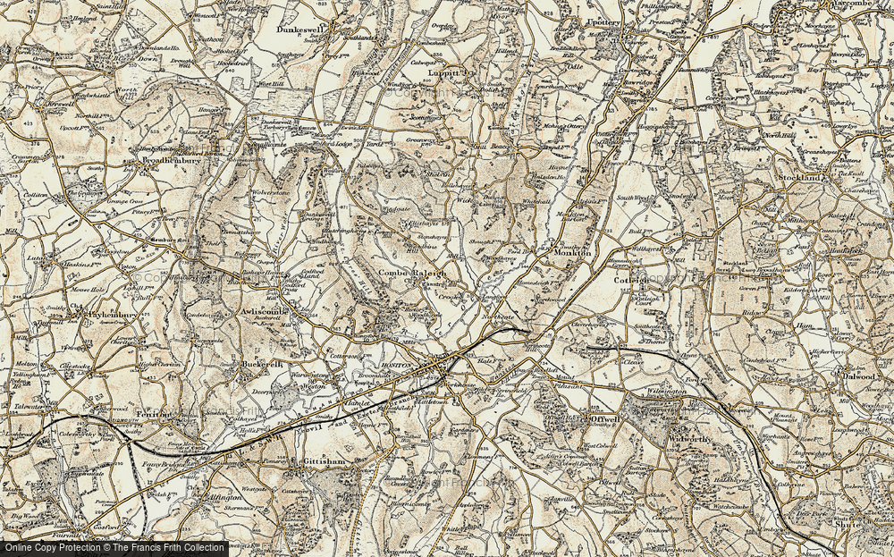 Old Map of Crook, 1898-1900 in 1898-1900