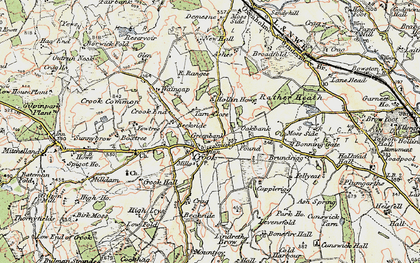 Old map of Boxtree in 1903-1904