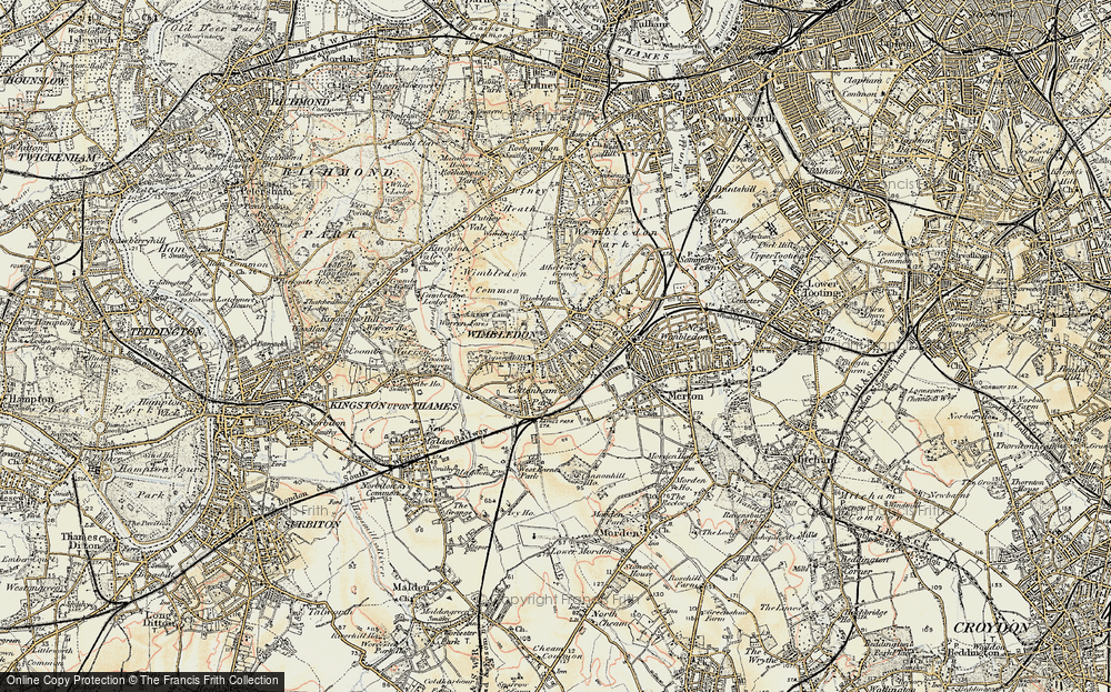 Old Map of Crooked Billet, 1897-1909 in 1897-1909