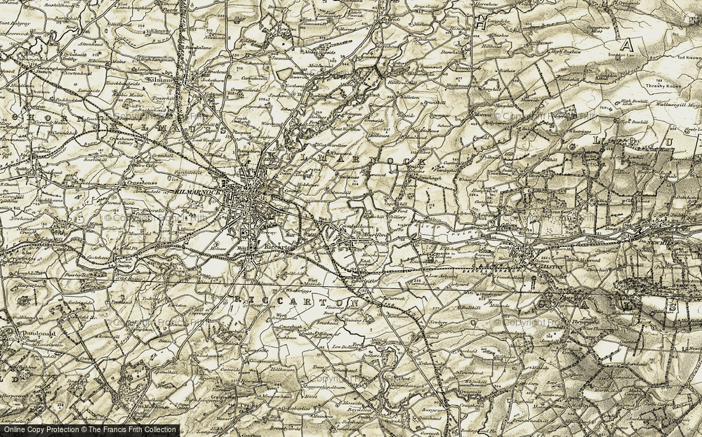 Old Map of Crookedholm, 1905-1906 in 1905-1906