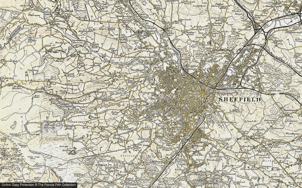 Old Maps of Crookes, Yorkshire - Francis Frith