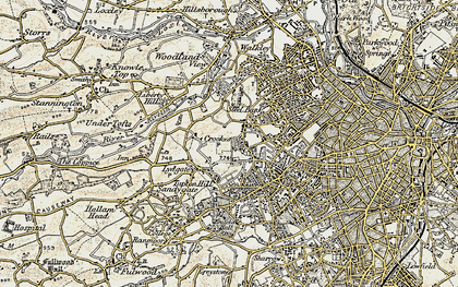 Old map of Crookes in 1903