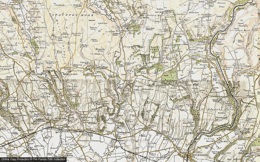 Old Map of Cropton, 1903-1904 in 1903-1904