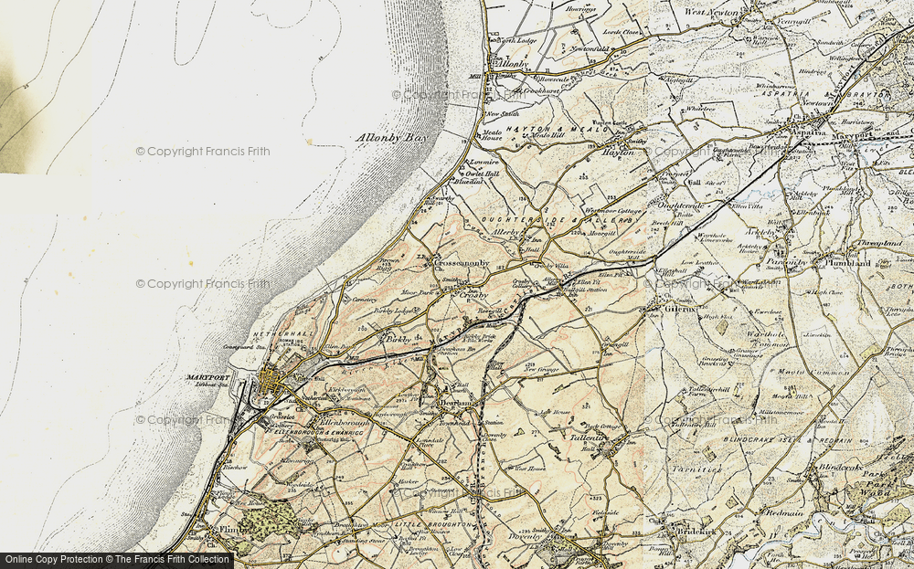 Old Map of Crosby, 1901-1905 in 1901-1905