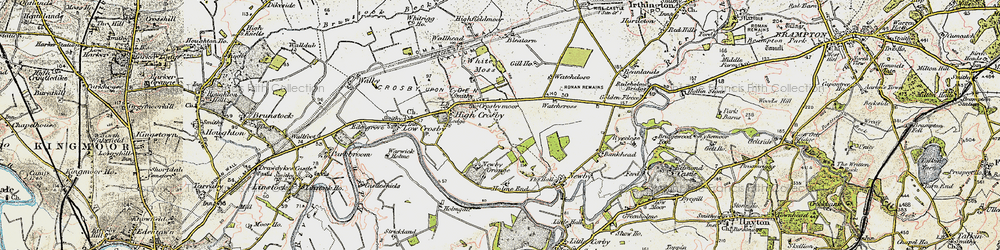 Old map of Crosby-on-Eden in 1901-1904