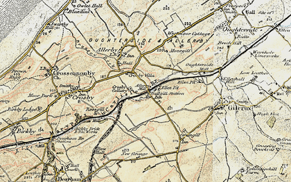 Old map of Crosby Villa in 1901-1904