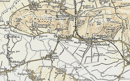 Old map of Cross in 1899-1900