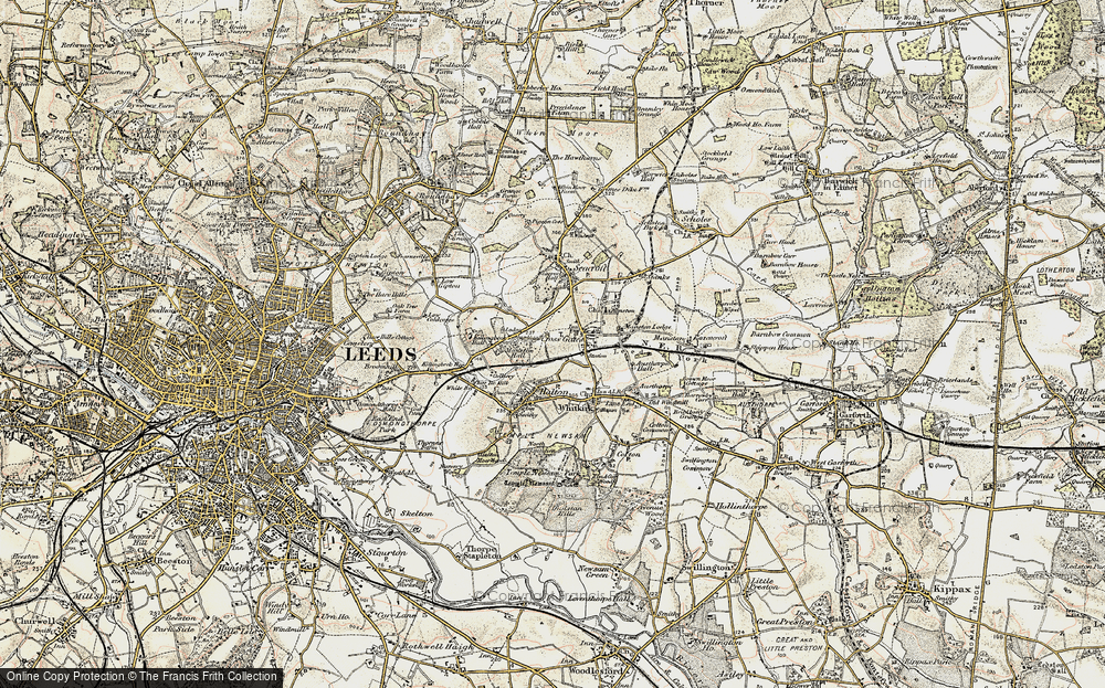 Old Map of Cross Gates, 1903-1904 in 1903-1904