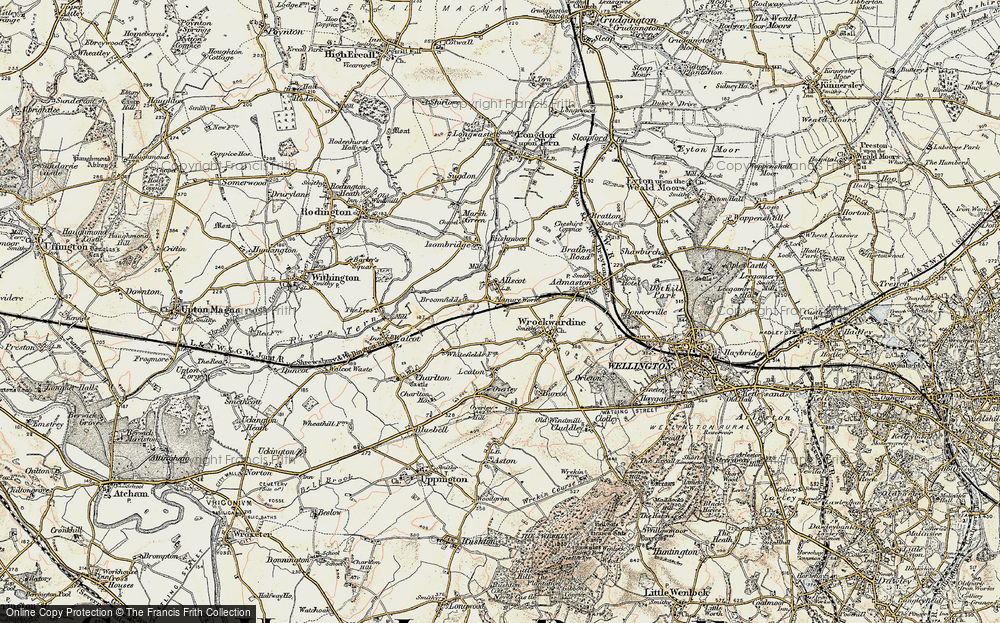 Old Map of Cross Green, 1902 in 1902