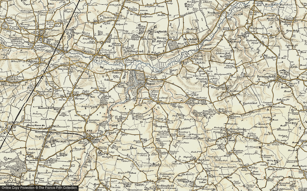 Old Map of Cross Street, 1901-1902 in 1901-1902