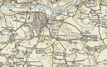 Old map of Cross Street in 1901-1902