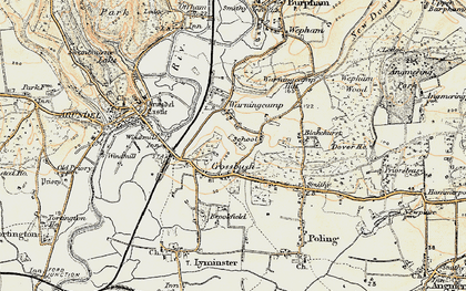 Old map of Blakehurst in 1897-1899