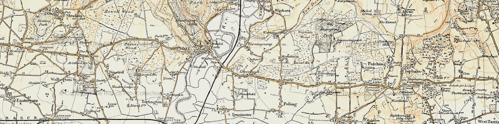 Old map of Blakehurst in 1897-1899