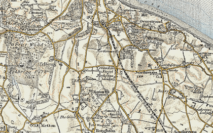 Old map of Crossdale Street in 1901-1902