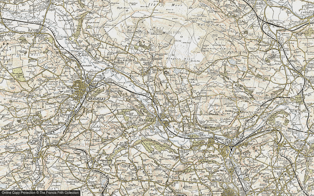 Old Maps of Crossflatts, Yorkshire - Francis Frith