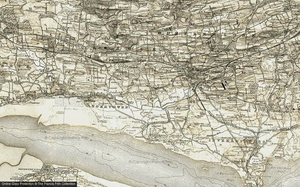 Old Map of Crossford, 1904-1906 in 1904-1906