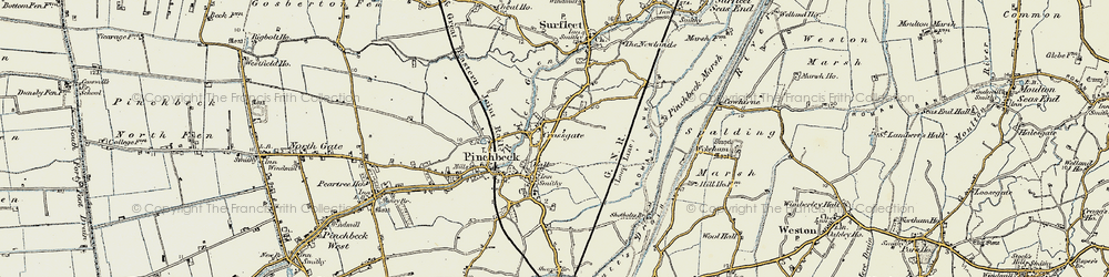 Old map of Crossgate in 1902-1903