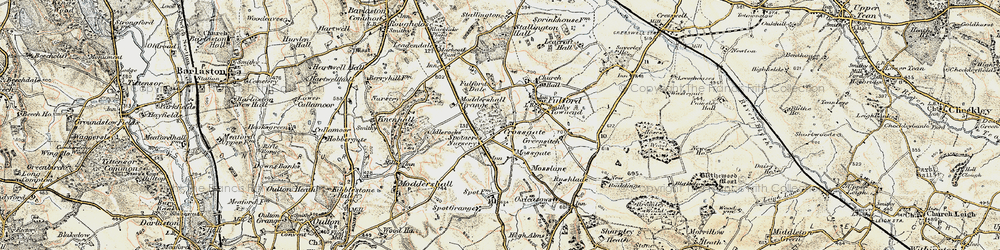 Old map of Crossgate in 1902