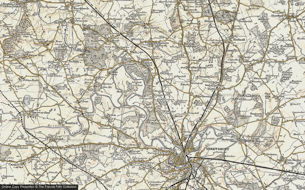 Old Map of Crossgreen, 1902 in 1902