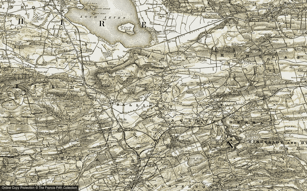 Old Map of Crosshill, 1903-1908 in 1903-1908