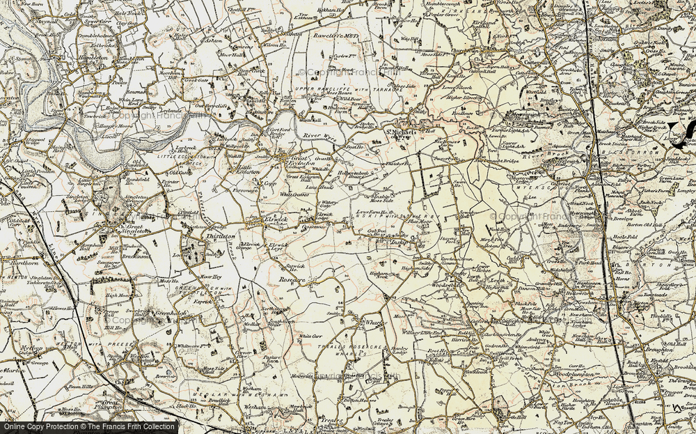 Old Map of Crossmoor, 1903-1904 in 1903-1904
