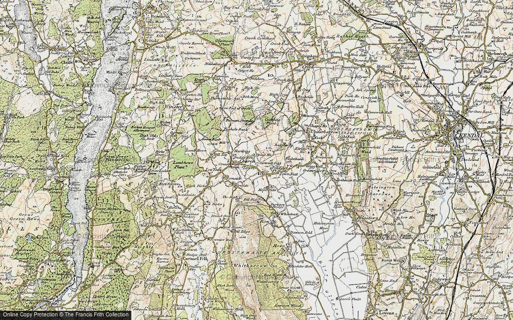 Old Map of Crosthwaite, 1903-1904 in 1903-1904