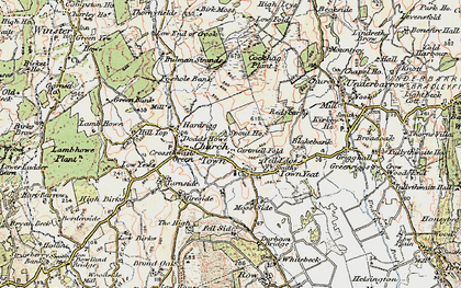 Old map of Blakebank in 1903-1904