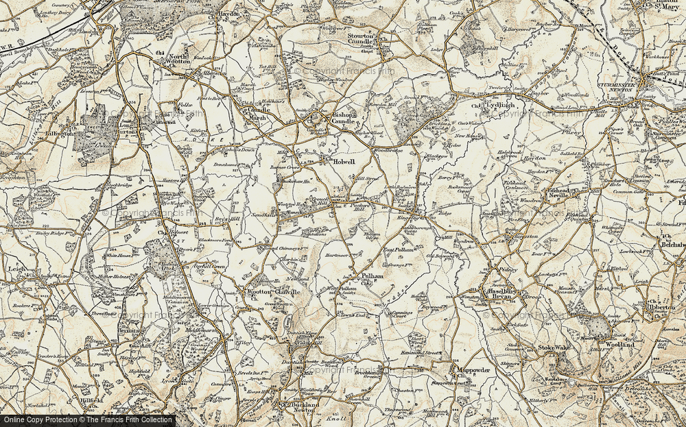 Old Map of Crouch Hill, 1899 in 1899