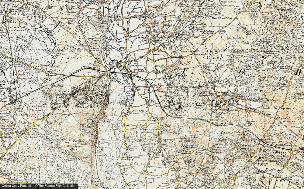Old Map of Crow, 1897-1909 in 1897-1909