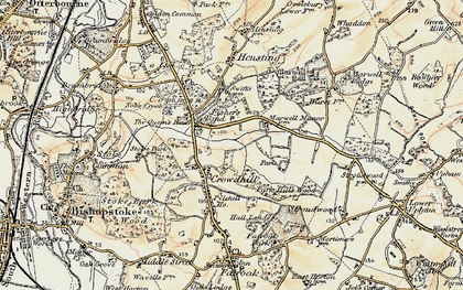 Old map of Crowdhill in 1897-1900