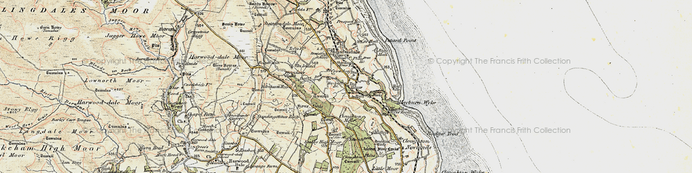 Old map of Wyke Lodge in 1903-1904