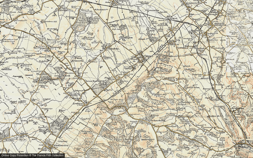 Old Map of Crowell, 1897-1898 in 1897-1898