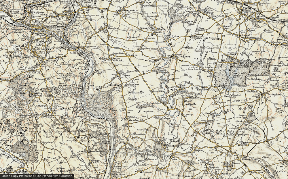 Old Map of Crowgreaves, 1902 in 1902