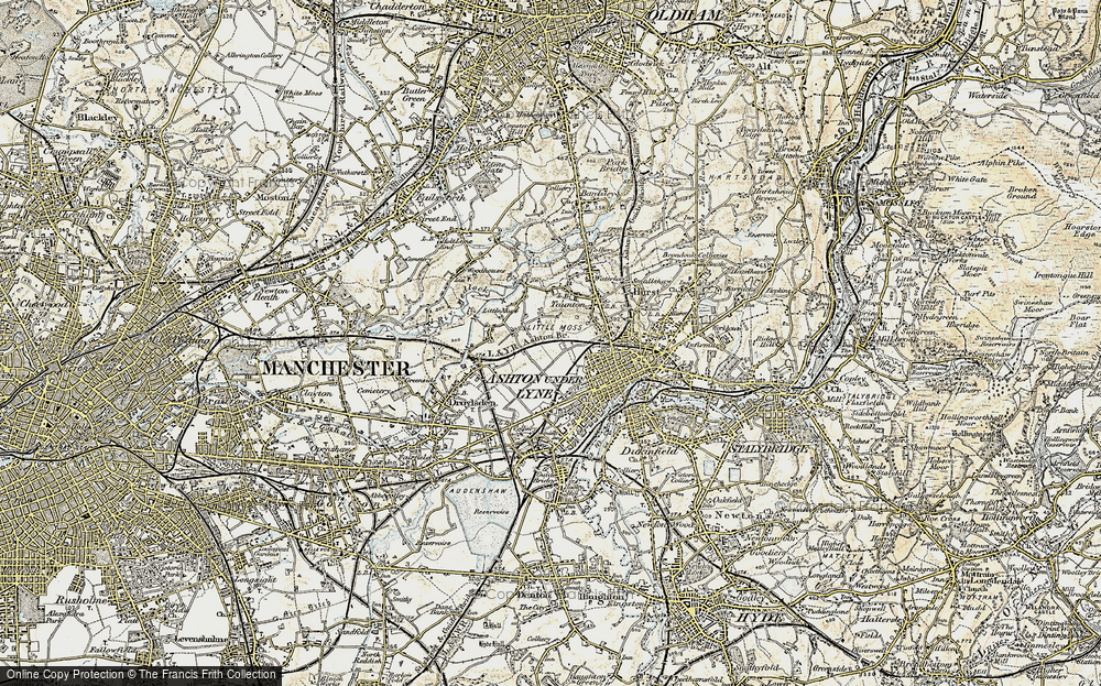 Old Map of Crowhill, 1903 in 1903