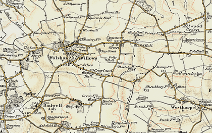 Old map of Crownland in 1901