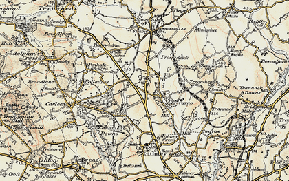 Old map of Crowntown in 1900