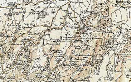 Old map of Crowsnest in 1902-1903