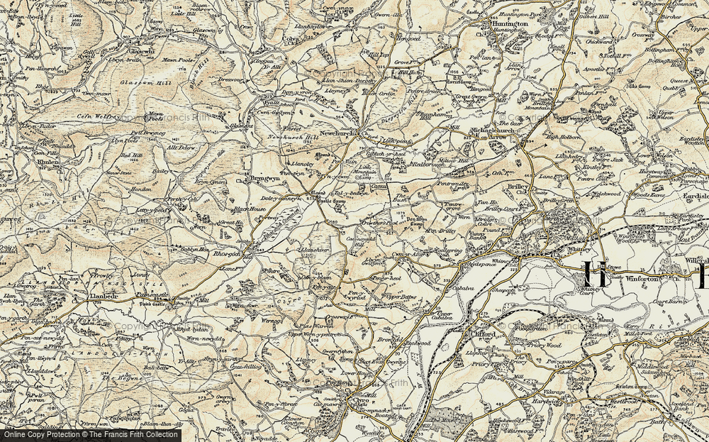 Old Map of Crowther's Pool, 1900-1902 in 1900-1902