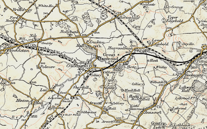 Old map of Cruckmeole in 1902
