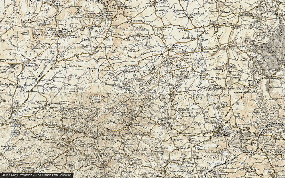 Old Map of Crumpsbrook, 1901-1902 in 1901-1902