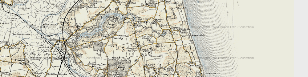 Old map of Cuckoo Green in 1901-1902