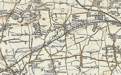 Old map of Cuckoo's Knob in 1897-1899