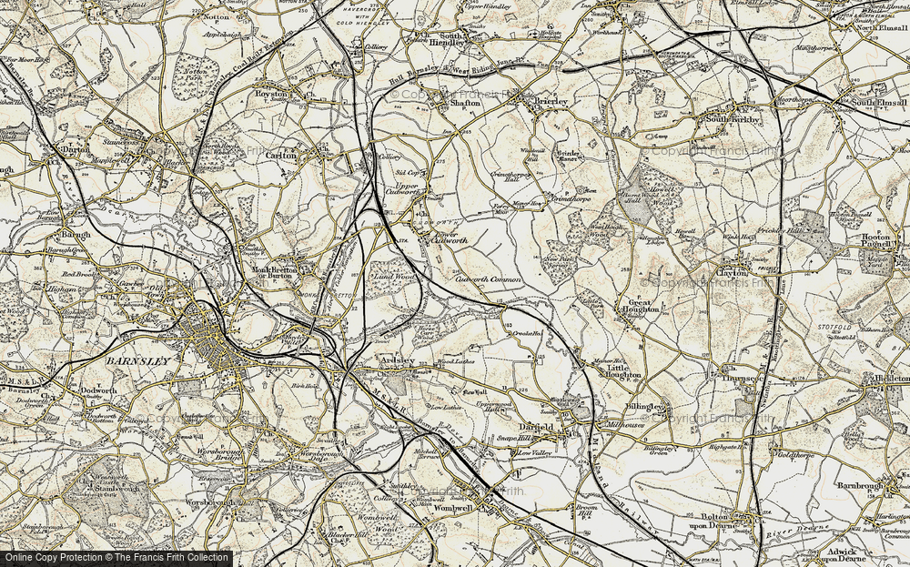 Old Map of Cudworth Common, 1903 in 1903