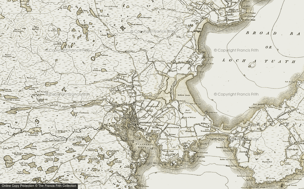 Old Map of Culrigrein, 1909-1911 in 1909-1911
