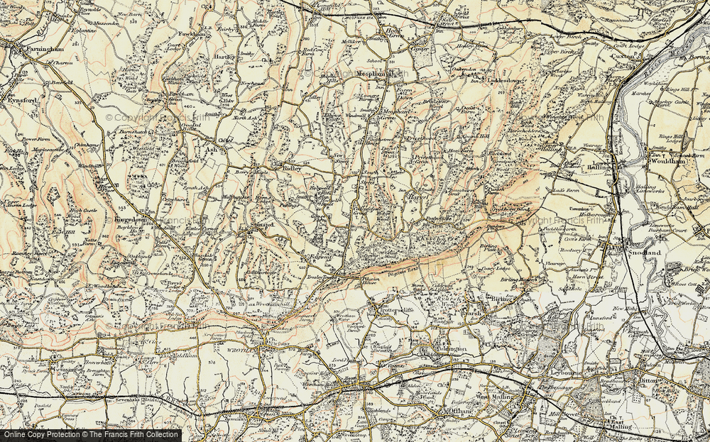 Old Map of Culverstone Green, 1897-1898 in 1897-1898