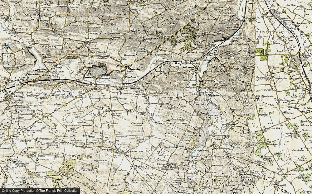Old Map of Cumdivock, 1901-1904 in 1901-1904