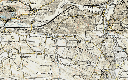 Old map of Cumdivock in 1901-1904